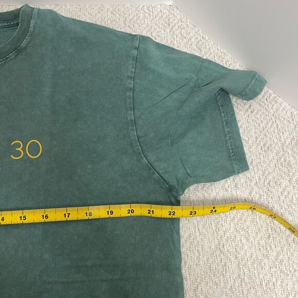 Adele 30 Womens Large Tour Green Acid Wash  Concert Crewneck T-Shirt NIP - Picture 5 of 6